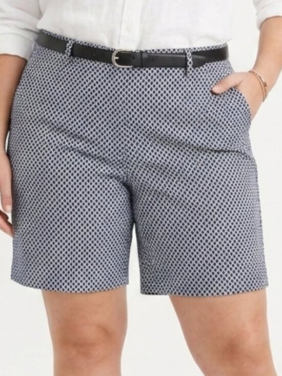 Dalia Pants - Dalia Stretch Cotton Bermuda Style Dress Shorts- Sz. 14